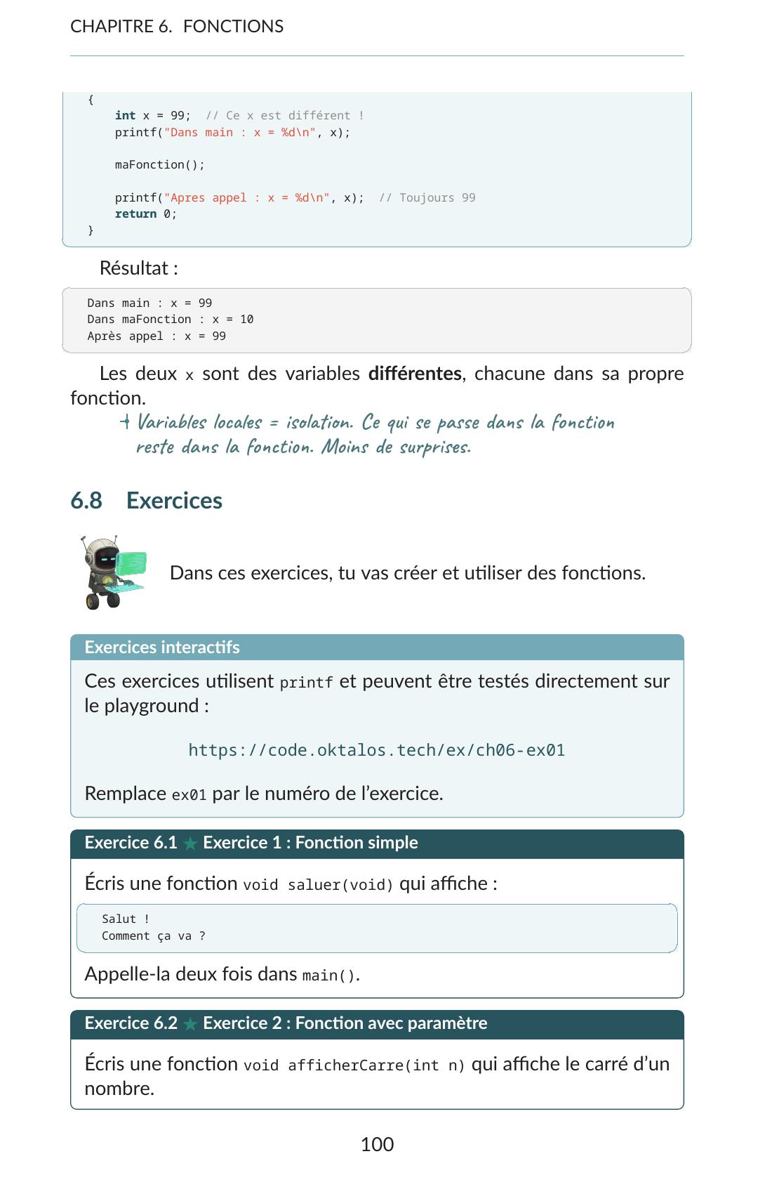 Chapitre 6 — Exercices et marginalia de l'Archiviste
