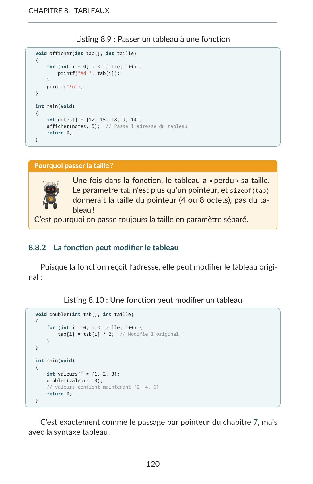 Chapitre 8 — Tableaux et tips d'Oktal